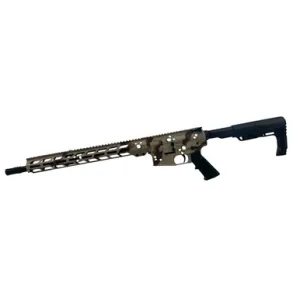 POF P-15 BASE RIFLE CHOCOLATE CHIP 5.56 16.5"BBL, 15"MLOK RAIL, DIRECT IMPENGMENT 1-30RD MAGAZINE