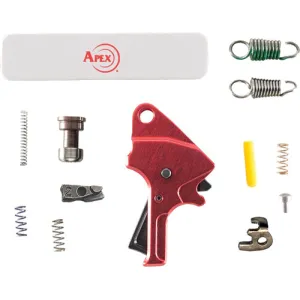 Apex Tactical Trigger Kit Forward Set for M&P M2.0 All Calibers Red Flat Faced