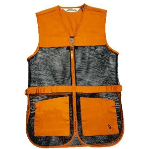 FULL MESH DUAL PAD SHOOTING VEST ORANGE S