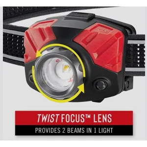 Coast Products FL75 Headlamp 700 Lumens Pure Beam Twist Focus AAA Battery