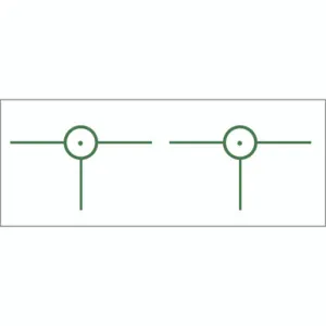 Gunstar Tactical 3D 2 Reticle Green Red Dot Sight Picatinny Rail
