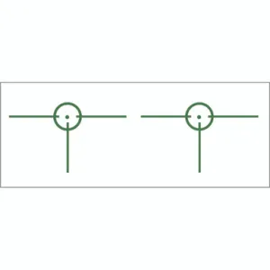 Gunstar Tactical 3D 1 Reticle Green Red Dot Sight for Picatinny Rails