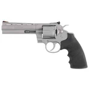 Colt Python 357 Magnum 5in 6-Round Matte Stainless Steel Rubber Grip
