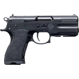 FK Brno US TMTPSDC PSD Compact Frame 7.5 FK 14+1 4.30" Black Nitride Tilting Steel Barrel, Dark Gray Nitride Steel Optic Cut/Serrated Slide, Black Polymer Frame w/Accessory Rail, Textured Grip