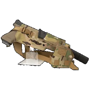 Cole-tac VWX108 Varmint Wrangler XL Pistol Holder Chest Multi-Cam Left Hand