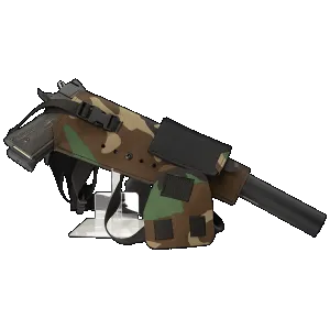 Cole-tac VWX111 Varmint Wrangler XL Pistol Holder Chest M81 Woodland Right Hand