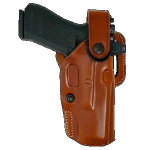 Galco APO226R APO Strongside/Crossdraw OWB Tan Steerhide Fits Glock 19 Gen 1-5 Belt Holster Mount Right Hand
