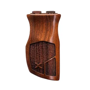 Woox Vertical Grip Walnut Wood Reversible Dual-Wall Design for Rifles
