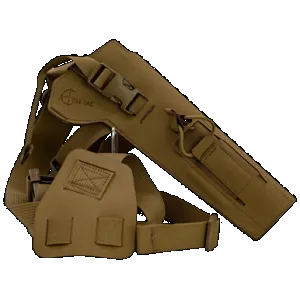 Cole-tac VW202 Varmint Wrangler Pistol Holder Chest Coyote Brown Left Hand
