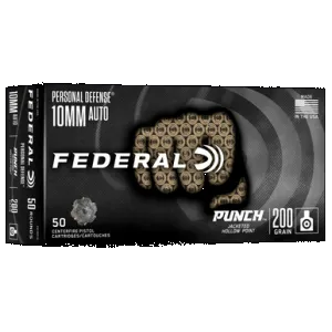 Federal Punch 10mm Auto Jacketed Hollow Point 200 Grain 50 Rounds