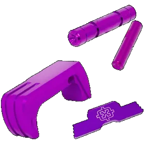 Cross Armory G43 3 Piece Kit Purple for Glock 43 Action Parts