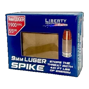 Liberty Spike 9mm 55gr 20/Bx