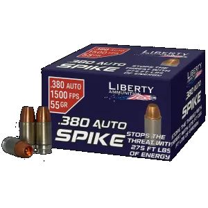 Liberty Spike .380ACP 55gr 20/Bx