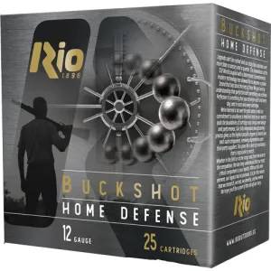 Rio Ammunition RHD9PB Royal Buck 12Gauge 2.75" 9Pellets 1Buck Shot 25 Per Box/10 Case