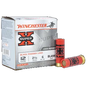 Winchester Ammo XBP12W Super X Blank 12Gauge 2.75" 25 Per Bx/10 Case