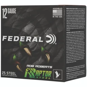 Federal Premium Rob Roberts Raptor 12 GA 3" 1-3/8oz #3 Steel 25ct