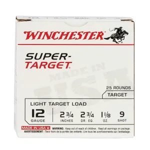 USA SupTrgt 12Ga 2.75" 1-1/8oz 2.75dr #9