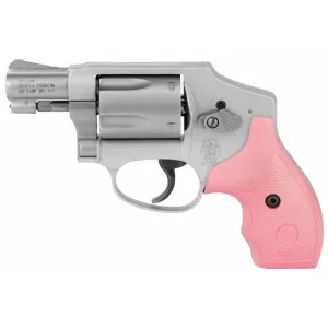 Smith & Wesson 150466 Model 642 Airweight 38 S&W Spl +P 5rd 1.88" Stainless Steel Barrel & Cylinder Matte Silver Aluminum Frame with Pink Synthetic Grip