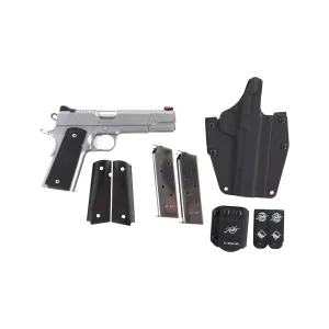 Kimber Stainless II Stainless .45 ACP 5" Barrel 7-Rounds 1911 Pistol - Club Bundle