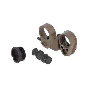 Law Tactical AR Folding Stock Adapter Gen S - Black - OEM - FDE