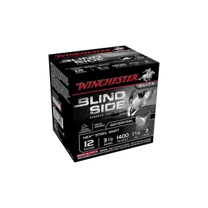 Winchester Ammo SBS12L3 Blindside Steel 12 Gauge 3.50" 1 5/8 oz 3 Shot Shotgun Ammo - 25 Rounds
