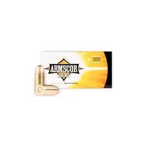 Armscor USA 32 ACP Auto 72 Grain FMJ Handgun Ammo - 50 Rounds