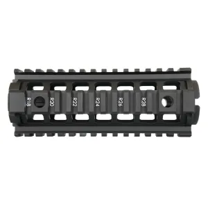 Dirty Bird AR-15 2-Piece Drop-In Quad Rail - 11.5", FDE