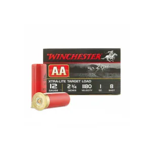 Winchester Ammo AAL128 AA Xtra-Lite 12 Gauge 2.75" 1 oz 8 Shot Shotgun Ammo - 250 round case