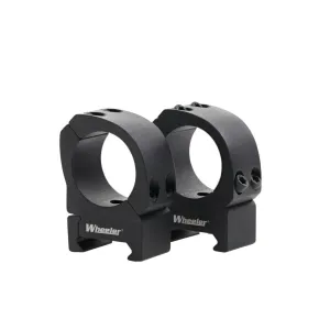 Wheeler Sporter Bi-Weaver Style Pic Rings 1" Medium Black
