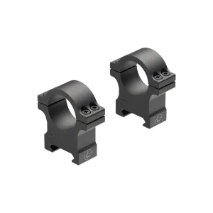 Leupold Open Range Cross-Slot Rings - Matte, Low, 1", Weaver