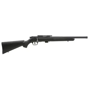 Savage Mark II FV-SR .21 Sharp Bolt Action Rifle - 10 Rounds, 16.5" Barrel, Black Synthetic Stock, Blue/Black