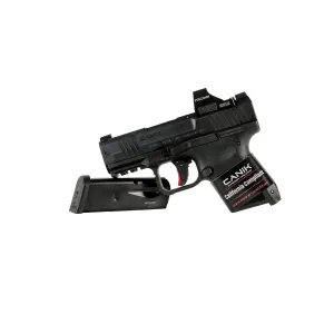 Canik CA Mete MC9 9mm 3.1" 10rd OR Semi-Auto CA Compliant Pistol w/ Holosun 407K-X2 Red Dot - Black