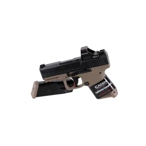 Canik CA Mete MC9 9mm 3.1" 10rd OR Semi-Auto CA Compliant Pistol w/ Holosun 407K-X2 Red Dot - FDE/Black
