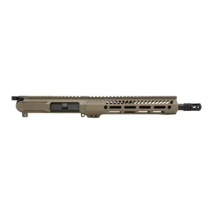 10.5" Slick Side Billet .223 Wylde Nitride Pistol M-LOK Complete Upper - FDE