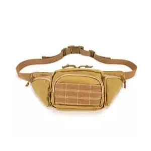 Durable Custom Tactical Fanny Pack for Men Concealed Carry Belt Bumbag Waist Bag - Tan