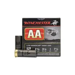 Winchester Ammo AAHLA127 AA Lite Handicap Target 12 Gauge 2.75" 1 oz 1290 fps 7.5 Shot Shotgun Ammo - 25 Rounds