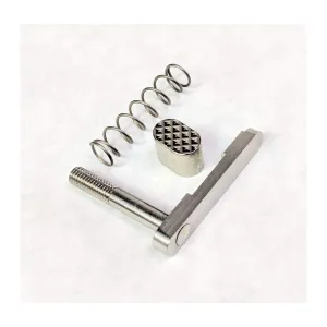 NBS Stainless Steel Magazine Catch & Button Kit