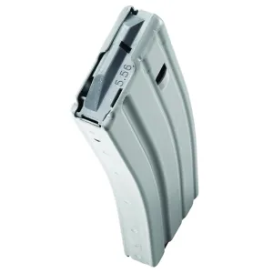 Duramag Speed Replacement Magazine Follower Detachable 30rd 223 Rem, 300 Blackout, 5.56x45mm NATO for AR-15 - Gray with Gray