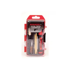 WINCHESTER DACWIN40P MINI PISTOL CLEANING KIT - 14 PIECE - 40 CAL/10MM