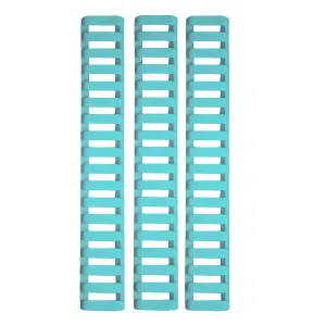 Ergo 18-Slot Ladder LowPro Rail Covers 3PK - Robins Egg Blue