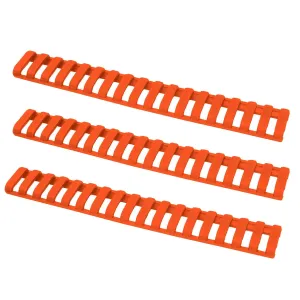 Ergo 18-Slot Ladder LowPro Rail Covers 3PK - Orange