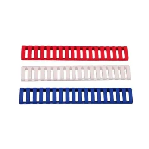 Ergo 18-Slot Ladder LowPro Rail Covers 3PK - Red, White and Blue