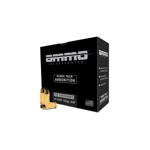 Ammo Inc .40 S&W JHP 165gr Handgun Ammo - 150 round box