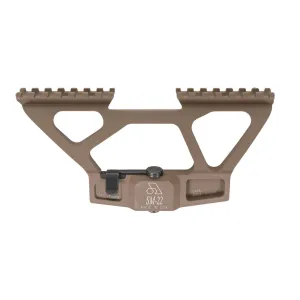 MSR SM-22 Next Generation Scope Mount with Picatinny rail SAM7K FDE - FDE