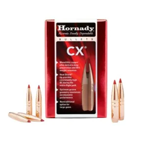 Hornady 6MM .243 90 Gr Cx  (1-8") Bullets 50Ct Lead Free