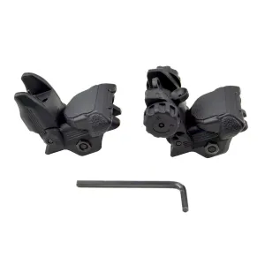 Presma AR-15 Flip-Up Sight Set - Black
