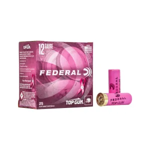 Federal Ammunition TGL12P8 Top Gun Special Edition Pink 12 Gauge 2.75" 1 1/8 oz #8 Shotgun Ammo - 25 Rounds