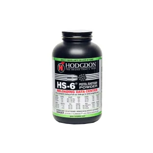 Hodgdon HS61 Smokeless Powder HS-6 Pistol/Shotgun Multi-Caliber 1 lb
