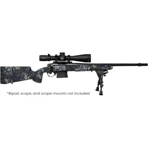 Horizon Firearms HRF-VNP-7PRC-24R Vandal Prime 24\" Black Chrome Spiral Fluted Threaded Barrel, Black Chrome Steel Receiver w/Picatinny Rail, Arca Rail Forend, Textured Iota EKO Carbon Fiber St