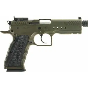 Tanfoglio Tactical Pro 10mm Auto Pistol TFTACPRO10G, 4.9\" Barrel, 17+1, Semi-Auto, Optics-Ready, Threaded Barrel